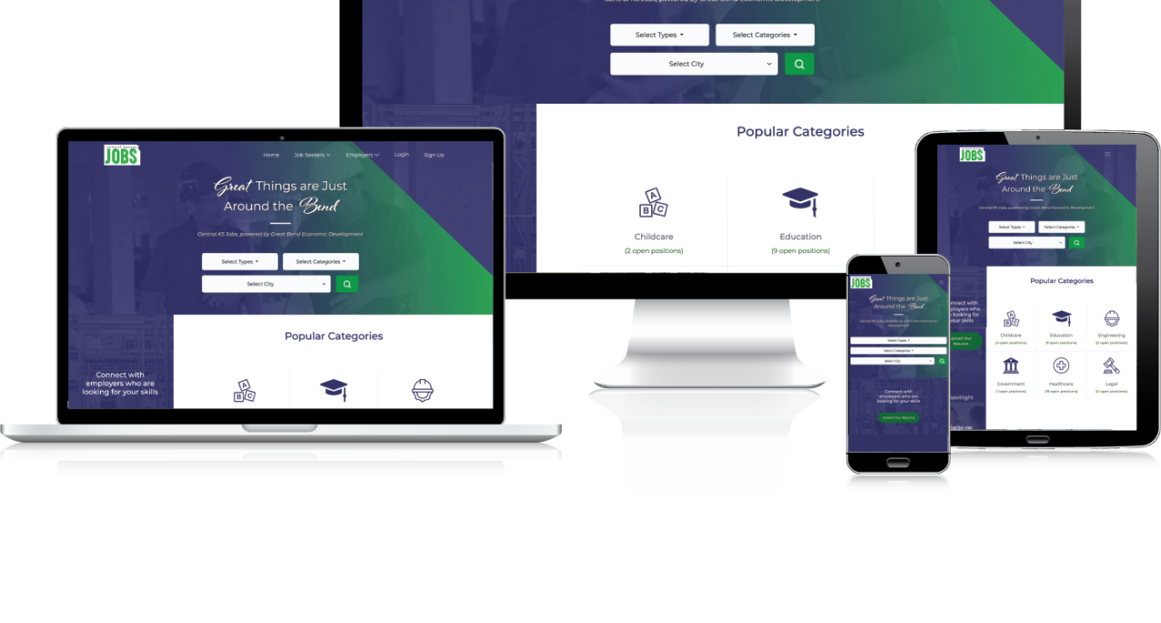 central ks jobs site mockup