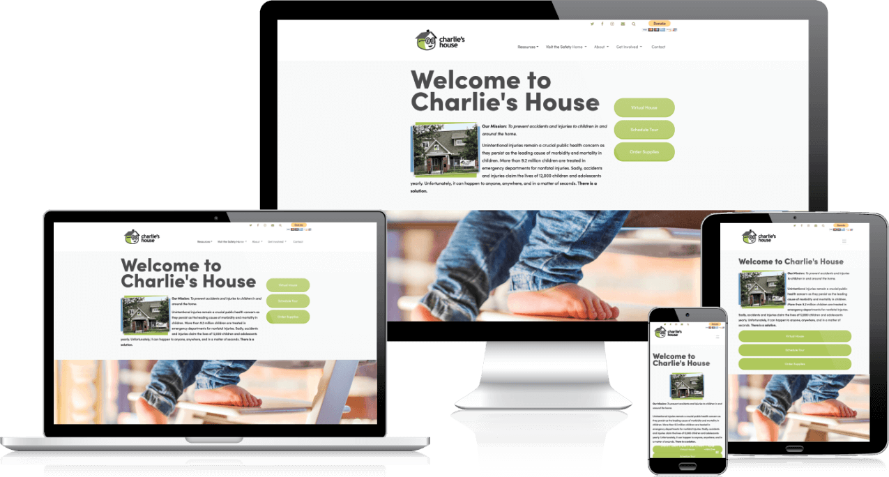 Charlie's House small business website