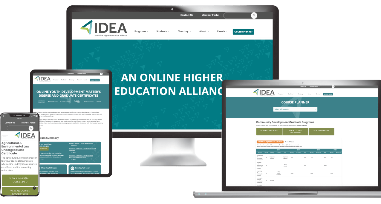 IDEA site mockup