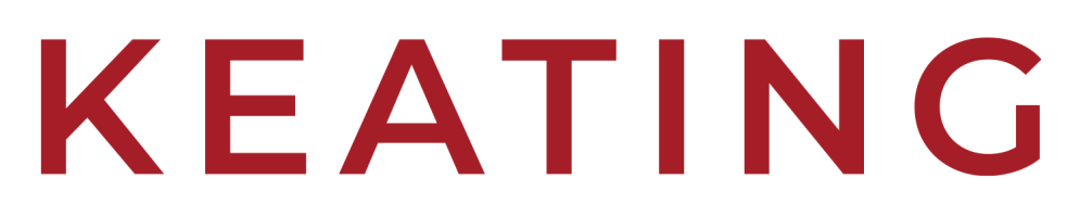 Red Keating logo