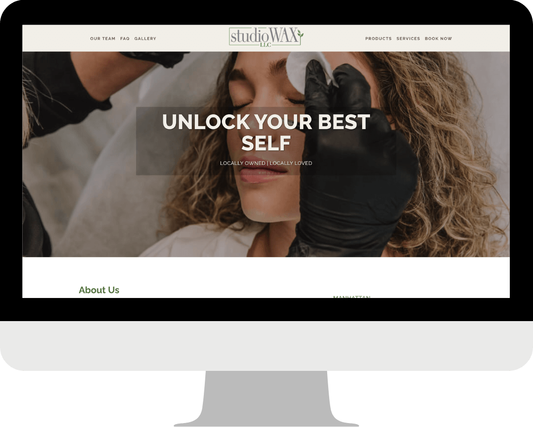 Preview of Studio Wax's Website